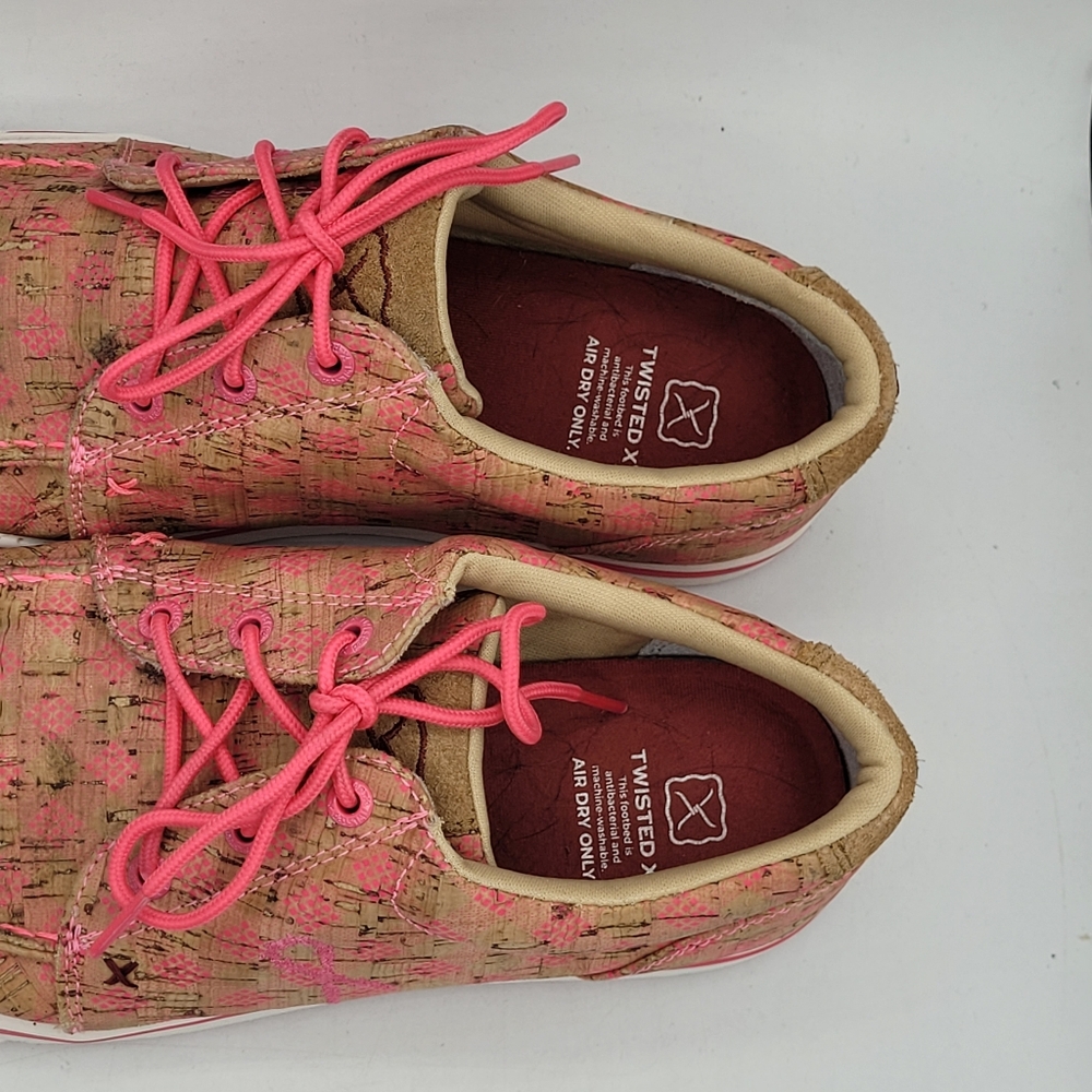 Twisted X Breast Cancer Awareness Shoes Size 8.5 M - Picture 12 of 16